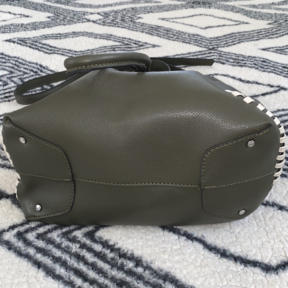 Zara Basic Collection Drawstring Hobo Crossbody B… - image 6